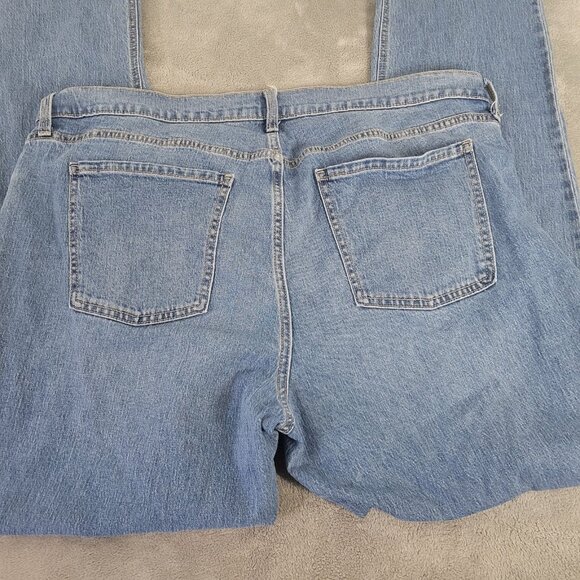 Old Navy Womens Jeans 18 Tall Wow Boyfriend Medium Blue Denim Wash SL53E - Picture 6 of 9